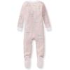 imageBurts Bees Baby Baby Girls Sleeper Pajamas 100 Organic Cotton Onepiece PJs Diagonal Zip Up Jumpsuit Snug Fit FootieIce Skates