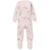 imageBurts Bees Baby Baby Girls Sleeper Pajamas 100 Organic Cotton Onepiece PJs Diagonal Zip Up Jumpsuit Snug Fit FootieKarate Creatures
