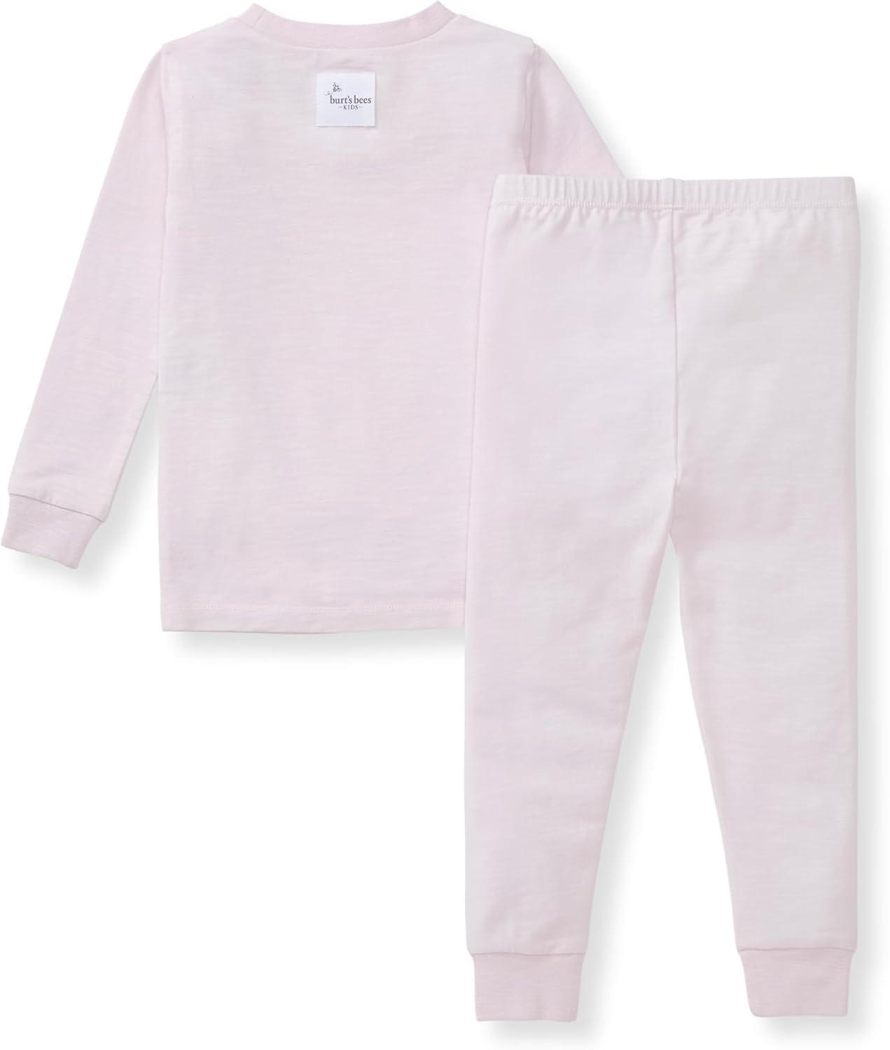 imageBurts Bees Baby babyboys Honeysoft Pajamas Tee and Pant 2piece Pj Set Soft Organic Cotton ampamp Lyocell BlendLavender Jersey Slub