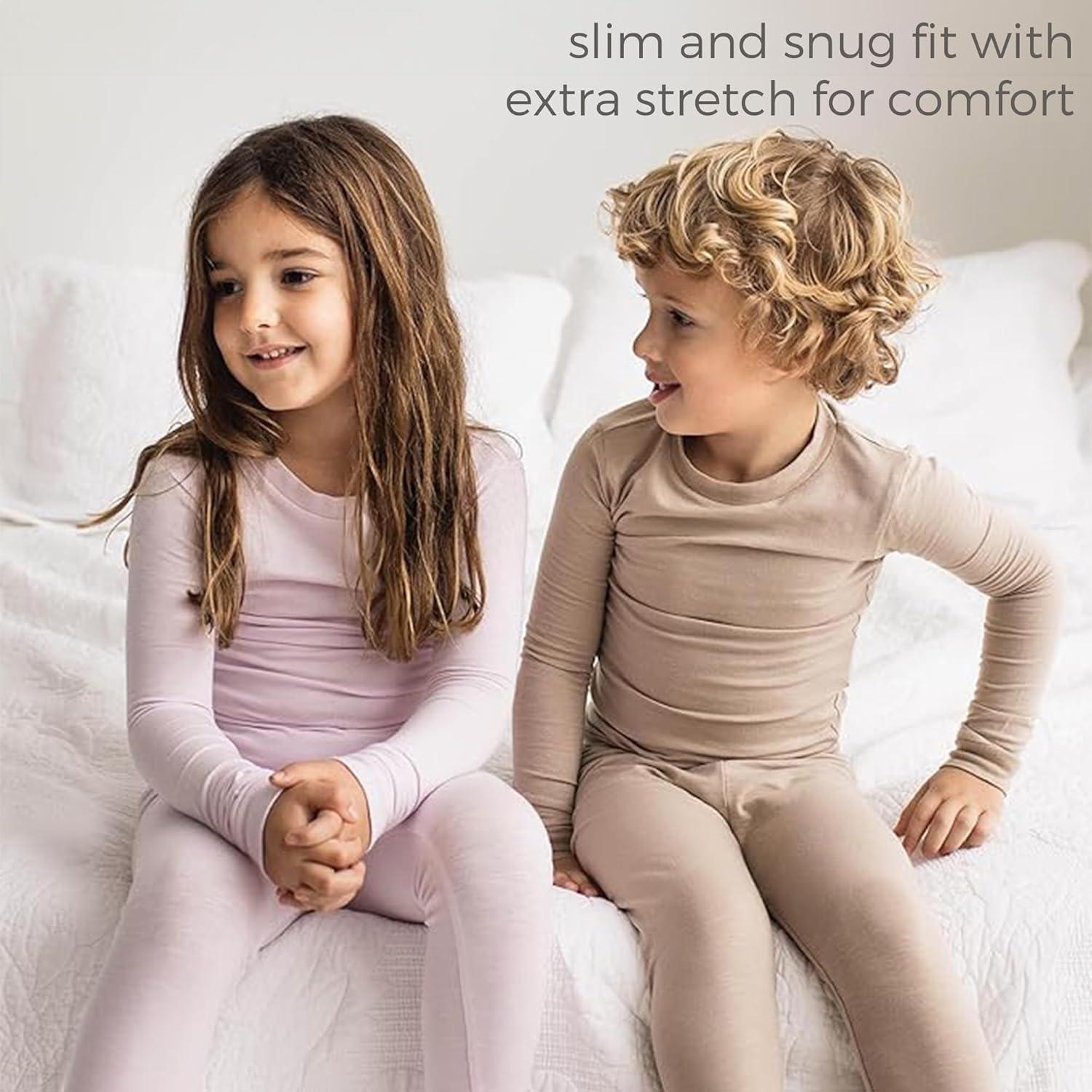 imageBurts Bees Baby babyboys Honeysoft Pajamas Tee and Pant 2piece Pj Set Soft Organic Cotton ampamp Lyocell BlendLavender Jersey Slub