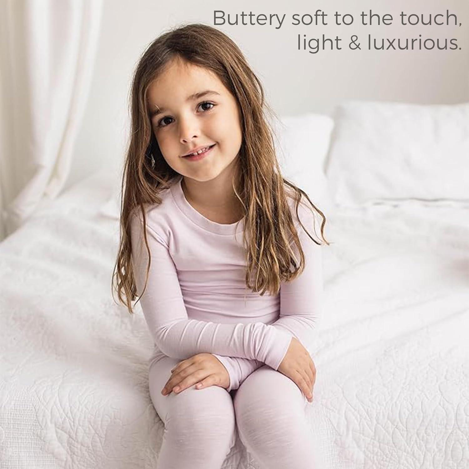 imageBurts Bees Baby babyboys Honeysoft Pajamas Tee and Pant 2piece Pj Set Soft Organic Cotton ampamp Lyocell BlendLavender Jersey Slub