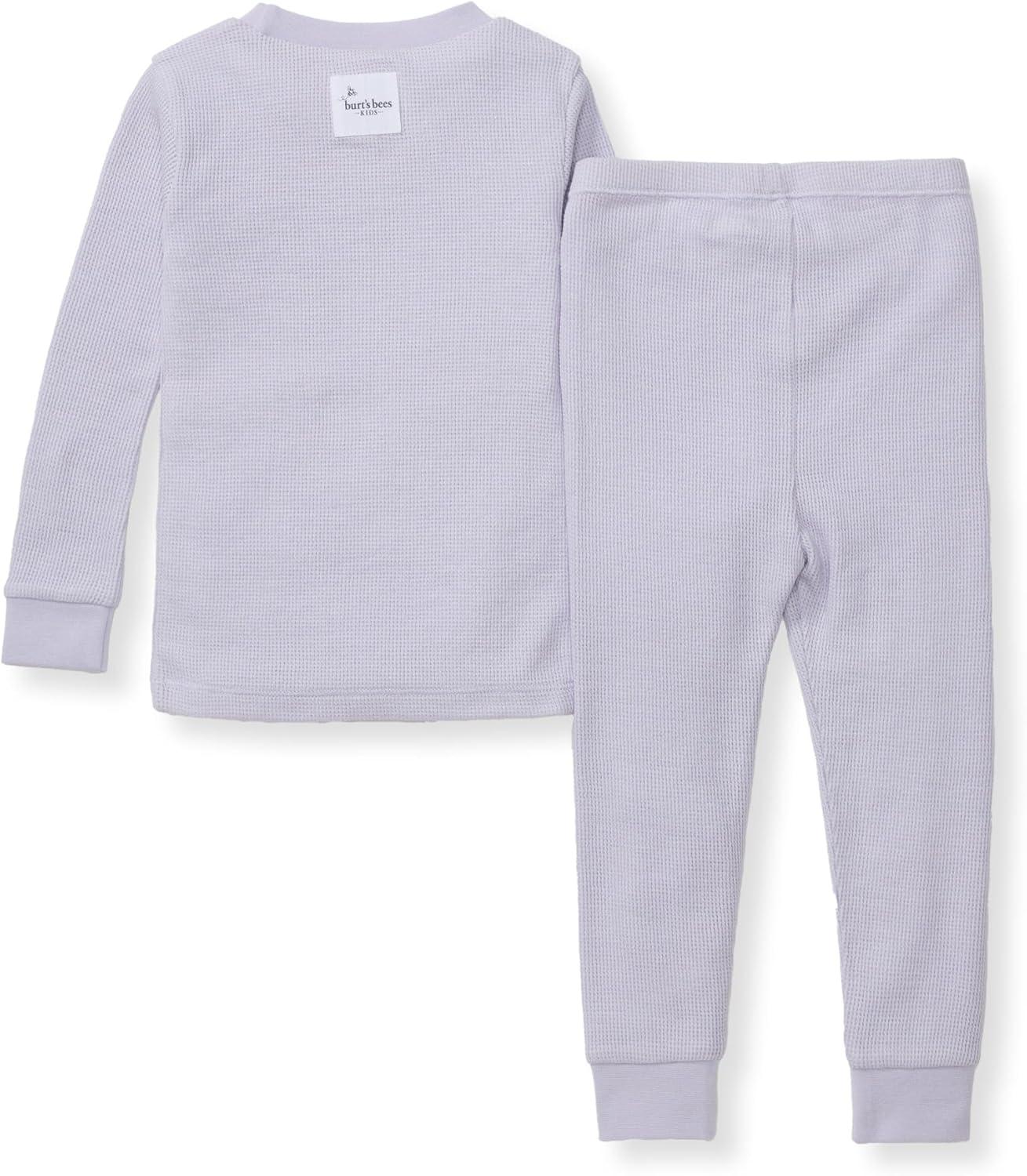 imageBurts Bees Baby babyboys Honeysoft Pajamas Tee and Pant 2piece Pj Set Soft Organic Cotton ampamp Lyocell BlendPurple Lilac