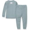 imageBurts Bees Baby babyboys Honeysoft Pajamas Tee and Pant 2piece Pj Set Soft Organic Cotton ampamp Lyocell BlendMuted Blue