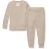 imageBurts Bees Baby babyboys Honeysoft Pajamas Tee and Pant 2piece Pj Set Soft Organic Cotton ampamp Lyocell BlendTan
