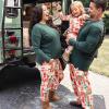 imageBurts Bees Baby Baby Family Jammies Matching Holiday Organic Cotton PajamasAll Wrapped Up