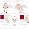 imageBurts Bees Baby Baby Family Jammies Matching Holiday Organic Cotton PajamasGingerbread Fair Isle