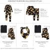 imageBurts Bees Baby Baby Family Jammies Matching Holiday Organic Cotton PajamasMidnight Pumpkins