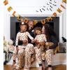 imageBurts Bees Baby Baby Family Jammies Matching Holiday Organic Cotton PajamasPumpkin Carving