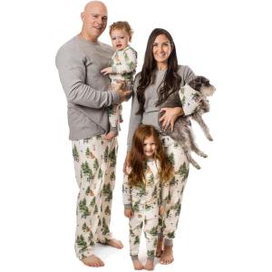 imageBurts Bees Baby Baby Family Jammies Matching Holiday Organic Cotton PajamasChristmas Tree Farm