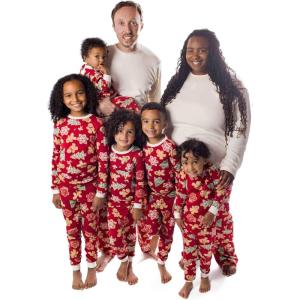 imageBurts Bees Baby Baby Family Jammies Matching Holiday Organic Cotton PajamasGingerbread Bake
