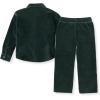 imageBurts Bees Baby babyboys Shirt and Pant Set Long Sleeve Top ampamp Bottom Outfit Bundle 100 Organic CottonGreen Corduroy