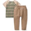 imageBurts Bees Baby babyboys Shirt and Pant Set Long Sleeve Top ampamp Bottom Outfit Bundle 100 Organic CottonHolland Stripe