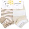 imageBurts Bees Baby Baby Girls Ankle Socks with NonSlip Grips 6PackOat