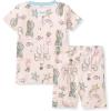 imageBurts Bees Baby babygirls Pajamas Short Sleeve Tee and Shorts 2piece Pj Set 100 Organic CottonSealebration