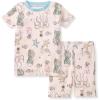 imageBurts Bees Baby babygirls Pajamas Short Sleeve Tee and Shorts 2piece Pj Set 100 Organic CottonSealebration