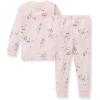 imageBurts Bees Baby Girls Pajamas 2Piece Long Sleeve Tee and Pants Organic Cotton PJ SetKarate Creatures