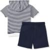 imageBurts Bees Baby babyboys Short Sleeve Shirt and Pant Set Top amp Bottom Outfit 100 Organic CottonClassic Stripe