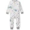 imageBurts Bees Baby babyboys Sleepers 100 Organic Cotton Onepiece Pjs Diagonal Zip Up Jumpsuit Snug Fit Footless Pajamas With Snap Tab in Sizes 12 18 and 24 Months
