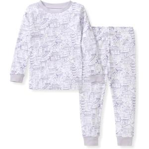 imageBurts Bees Baby Girls Pajamas 2Piece Long Sleeve Tee and Pants Organic Cotton PJ SetKyoto