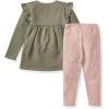 imageBurts Bees Baby Baby Girls Long Sleeve Top and Pant Set 100 Organic Cotton OutfitBudding Beauty