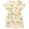 imageBurts Bees Baby Baby Girls Romper 100 Organic Cotton Onepiece Shortall and Layette Set Girl OutfitIsland Lemons