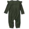 imageBurts Bees Baby Baby Girls Rompers Set of 2 Bubbles One Piece Jumpsuits 100 Organic CottonDark Jade Thermal