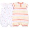 imageBurts Bees Baby Baby Girls Rompers Set of 2 Bubbles One Piece Jumpsuits 100 Organic CottonGraceful Swan