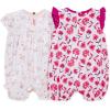 imageBurts Bees Baby Baby Girls Rompers Set of 2 Bubbles One Piece Jumpsuits 100 Organic CottonGraceful Swans