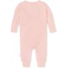 imageBurts Bees Baby Baby Girls Rompers Set of 2 Bubbles One Piece Jumpsuits 100 Organic CottonPink Sweet Rib Wrap