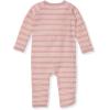 imageBurts Bees Baby Baby Girls Rompers Set of 2 Bubbles One Piece Jumpsuits 100 Organic CottonRose Raised Stripe