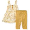 imageBurts Bees Baby Baby Girls Sleeveless Top and Pant Set 100 Organic CottonLeafy Jungle