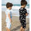 imageBurts Bees Baby Boys 2Piece Long Sleeve Tee and Pants Organic Cotton Pajama SetUnder the Sea