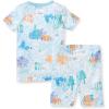 imageBurts Bees Baby Boys 2Piece Long Sleeve Tee and Pants Organic Cotton Pajama SetUnder the Sea