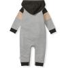 imageBurts Bees Baby Boys Jumpsuit 100 Organic Cotton Onepiece Long Sleeve CoverallHeather Colorblocked