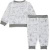 imageBurts Bees Baby Boys Shirt and Pant Set Long Sleeve Top amp Bottom Outfit Bundle 100 Organic CottonBunny Toile