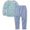 imageBurts Bees Baby Boys Shirt and Pant Set Long Sleeve Top amp Bottom Outfit Bundle 100 Organic CottonIcy Trees