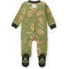 imageBurts Bees Baby Boys Sleep and Play PJs 100 Organic Cotton OnePiece Zip Front Romper Jumpsuit PajamasAcoustic Guitar