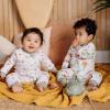 imageBurts Bees Baby Boys Sleep and Play PJs 100 Organic Cotton OnePiece Zip Front Romper Jumpsuit PajamasClown Fish