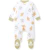 imageBurts Bees Baby Boys Sleep and Play PJs 100 Organic Cotton OnePiece Zip Front Romper Jumpsuit PajamasFarm Fresh Eggs