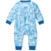 imageBurts Bees Baby Boys Sleep and Play PJs 100 Organic Cotton OnePiece Zip Front Romper Jumpsuit PajamasMediterranean Sailing