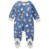 imageBurts Bees Baby Boys Sleep and Play PJs 100 Organic Cotton OnePiece Zip Front Romper Jumpsuit PajamasMeet Me on the Mountain