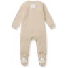 imageBurts Bees Baby Boys Sleep and Play PJs 100 Organic Cotton OnePiece Zip Front Romper Jumpsuit PajamasNeutral Solid Rib