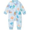 imageBurts Bees Baby Boys Sleep and Play PJs 100 Organic Cotton OnePiece Zip Front Romper Jumpsuit PajamasUnder the Sea