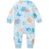imageBurts Bees Baby Boys Sleep and Play PJs 100 Organic Cotton OnePiece Zip Front Romper Jumpsuit PajamasUnder the Sea