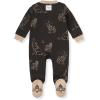 imageBurts Bees Baby Boys Sleep and Play PJs 100 Organic Cotton OnePiece Zip Front Romper Jumpsuit PajamasWolf Pack