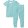imageBurts Bees Baby Unisex Baby Honeysoft 2piece Pajamas Jersey Slub Short Sleeve Tee and Pant Pj Set  Organic Cotton amp Lyocell Blend
