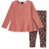 imageBurts Bees Baby Baby Girls Long Sleeve Top and Pant Set 100 Organic Cotton OutfitFloral Arches Set