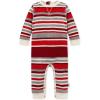 imageBurts Bees Baby Baby Girls Rompers Set of 2 Bubbles One Piece Jumpsuits 100 Organic CottonRed Multistripe