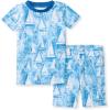 imageBurts Bees Baby Boys 2Piece Long Sleeve Tee and Pants Organic Cotton Pajama SetMediterranean Sailing