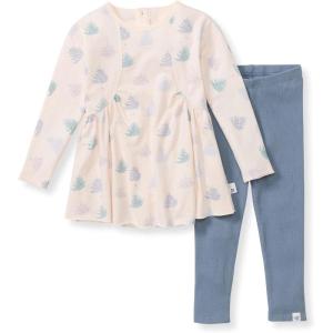 imageBurts Bees Baby Baby Girls Long Sleeve Top and Pant Set 100 Organic Cotton OutfitIcey Trees